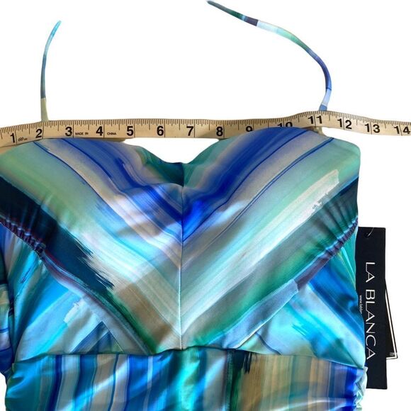 La blanca halter / strapless one piece swimsuit - Picture 12 of 13